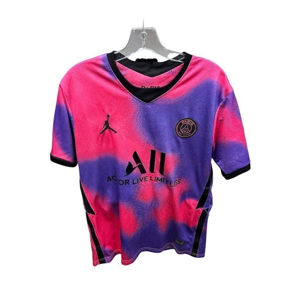 Jordan PSG‎ 2020/21 Men's Soccer Jersey Multicolor Size M SAUCEDO 47